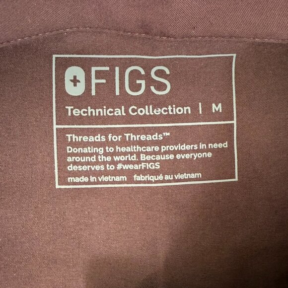 Figs Espresso Rafaela Cargo Jogger Scrub Jumpsuit Size Medium SOLD OUT NWT Nurse - Picture 5 of 11